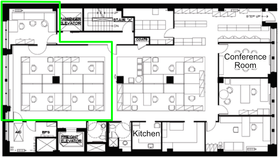 office space floor plan