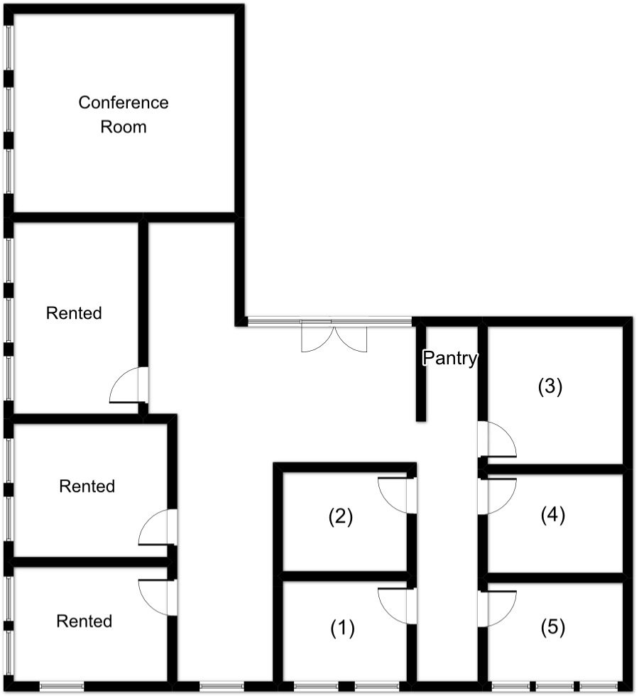 floor plan | office sublets
