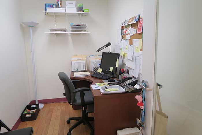 Interior office for sublease