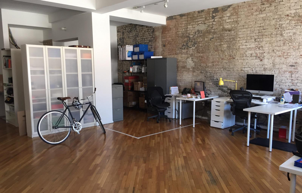 open plan office space for sublease