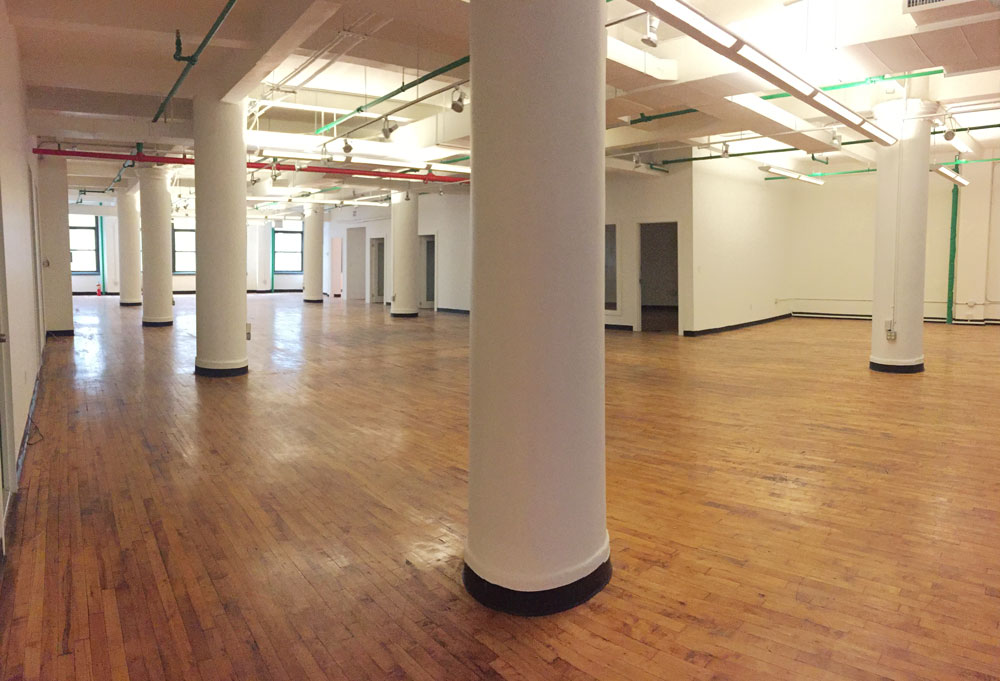 open loft space for lease