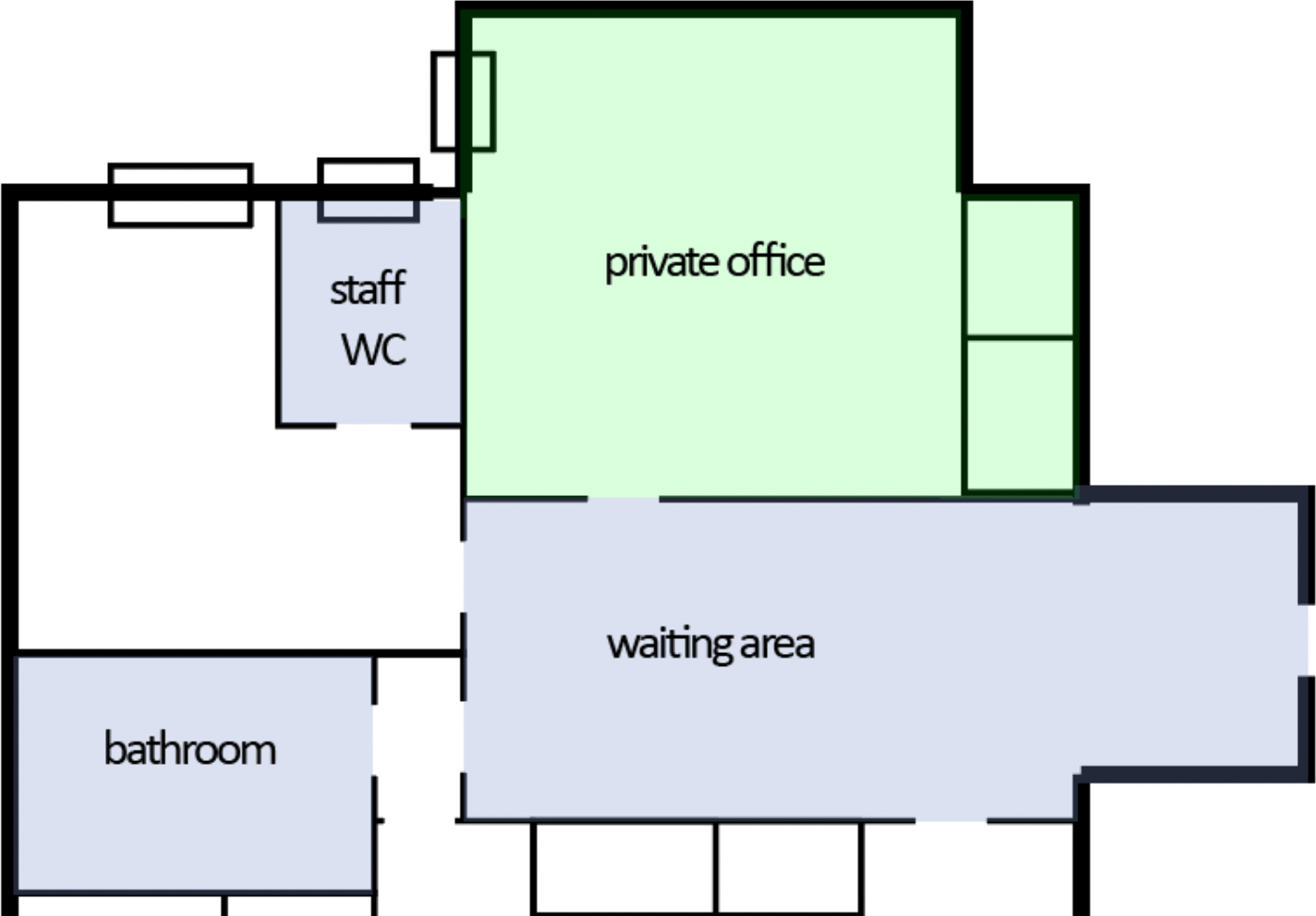 therapist office floor plan 