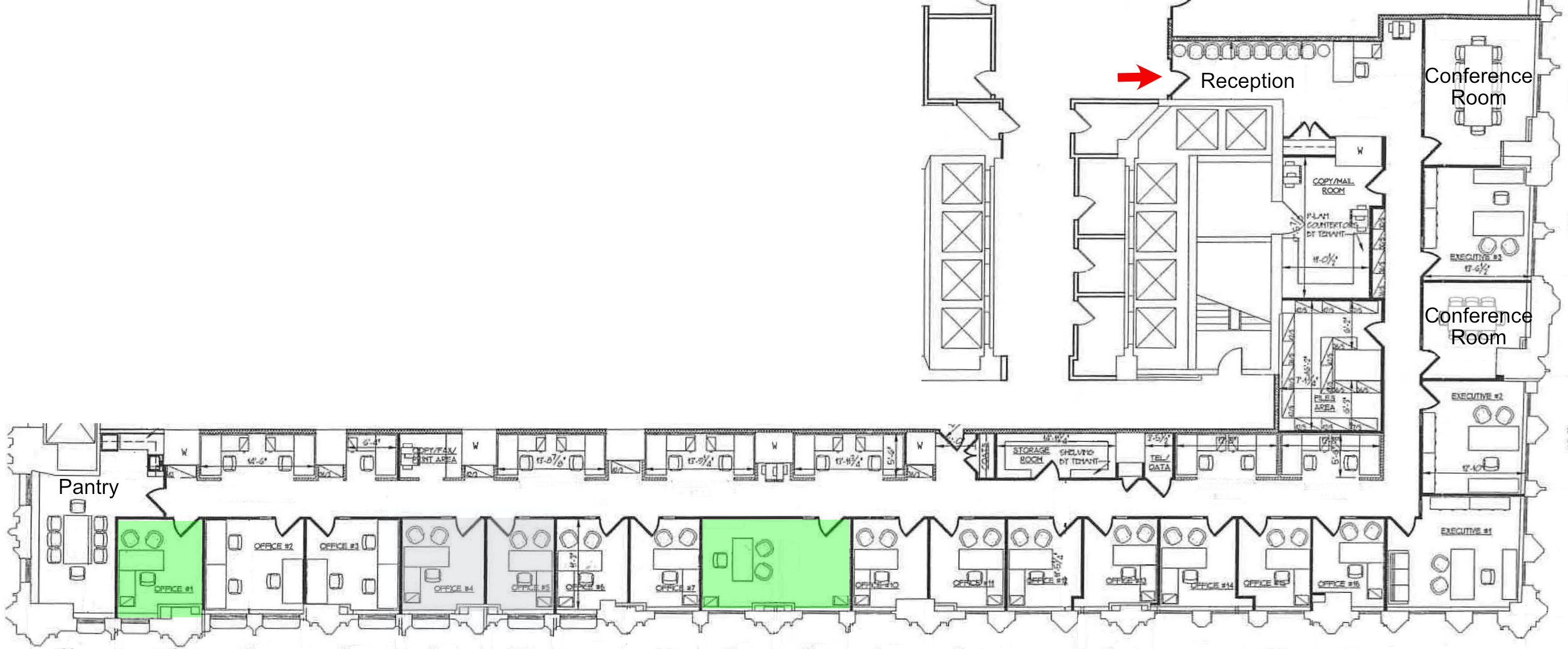 floor plan woolworth building | office sublets