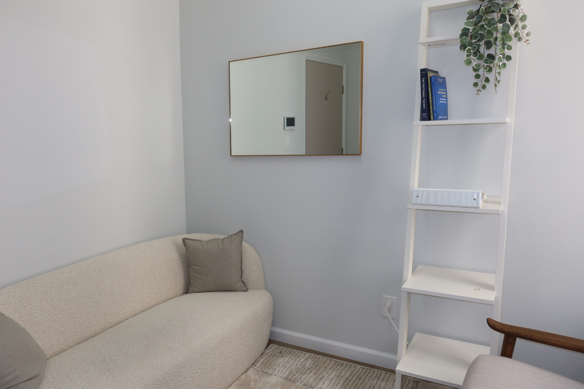 Fully furnished private therapy office