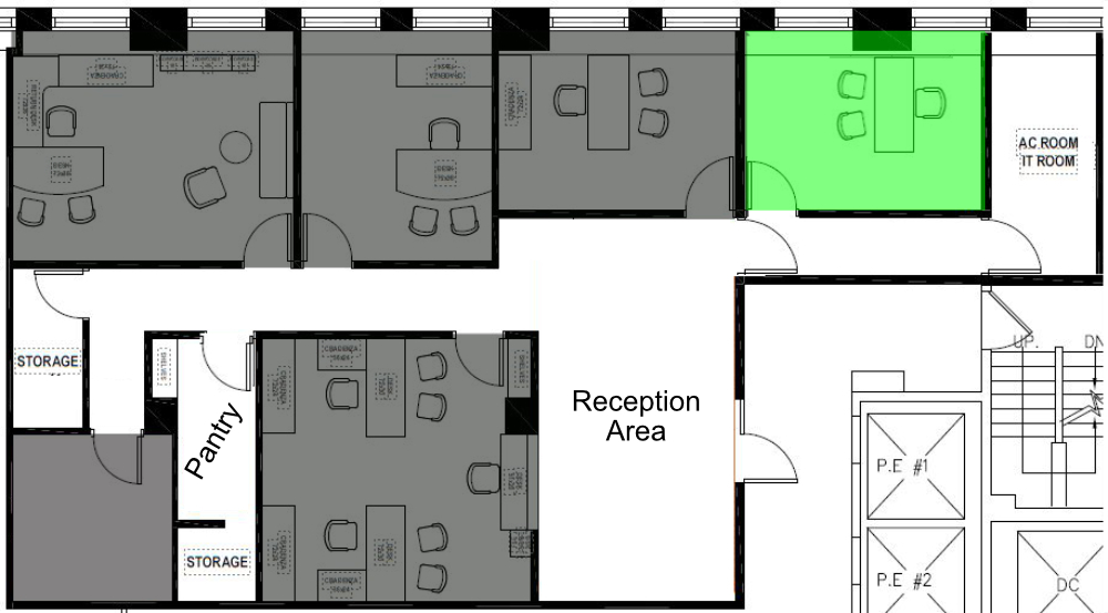 private office for sublease | midtown west