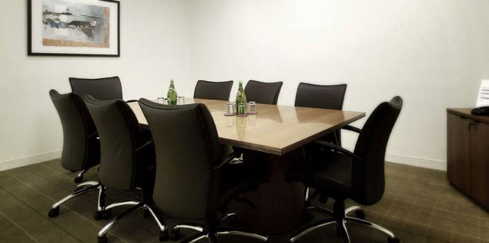 Office suite with shared conference room