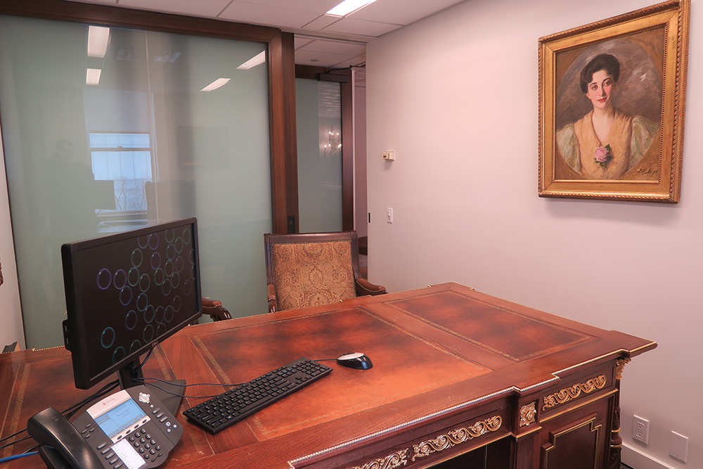 furnished private office hedge fund
