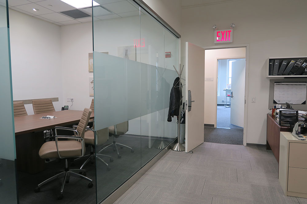 law firm with private office for sublease